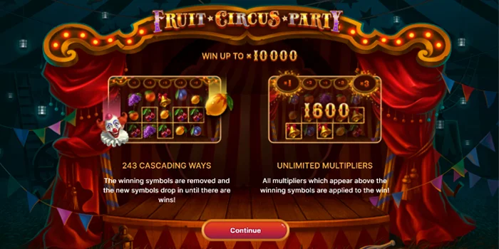 Fitur-Bonus-Slot-Fruit-Circus-Party
